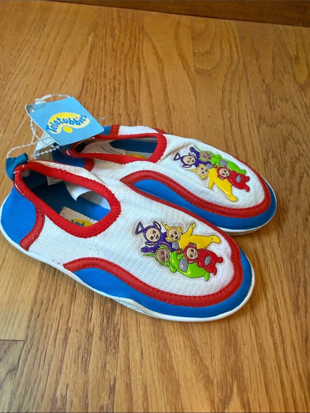 NWT Teletubbies Vintage Swim Shoes 2000 Unisex Toddler Kids Size 9